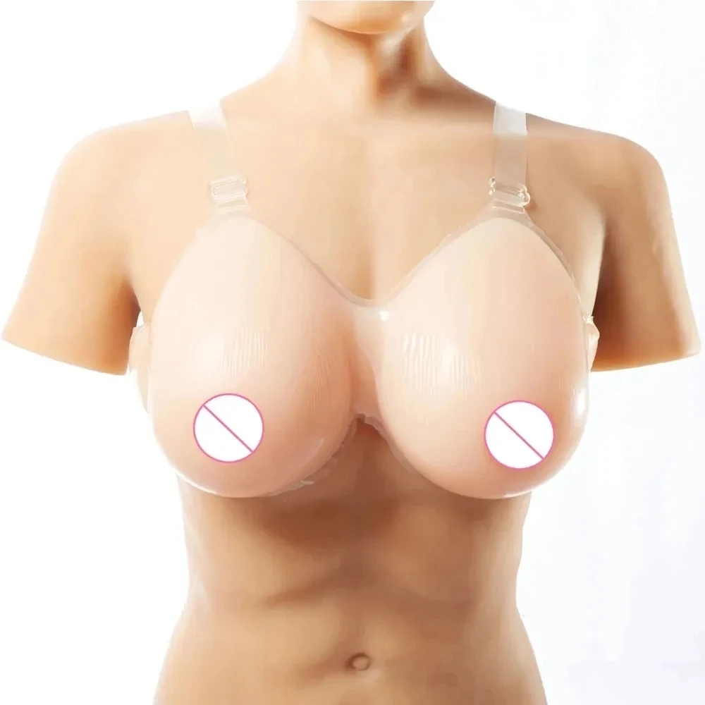 Silicone Fake Boobs Tits Shoulder Strap Realistic Artificial Breast Forms Chest Drag Queen Shemale Crossdresser Sissy Cosplay Silicone Fake Boobs Tits Shoulder Strap Realistic Artificial Breast Forms Chest Drag Queen Shemale Crossdresser Sissy Cosplay
