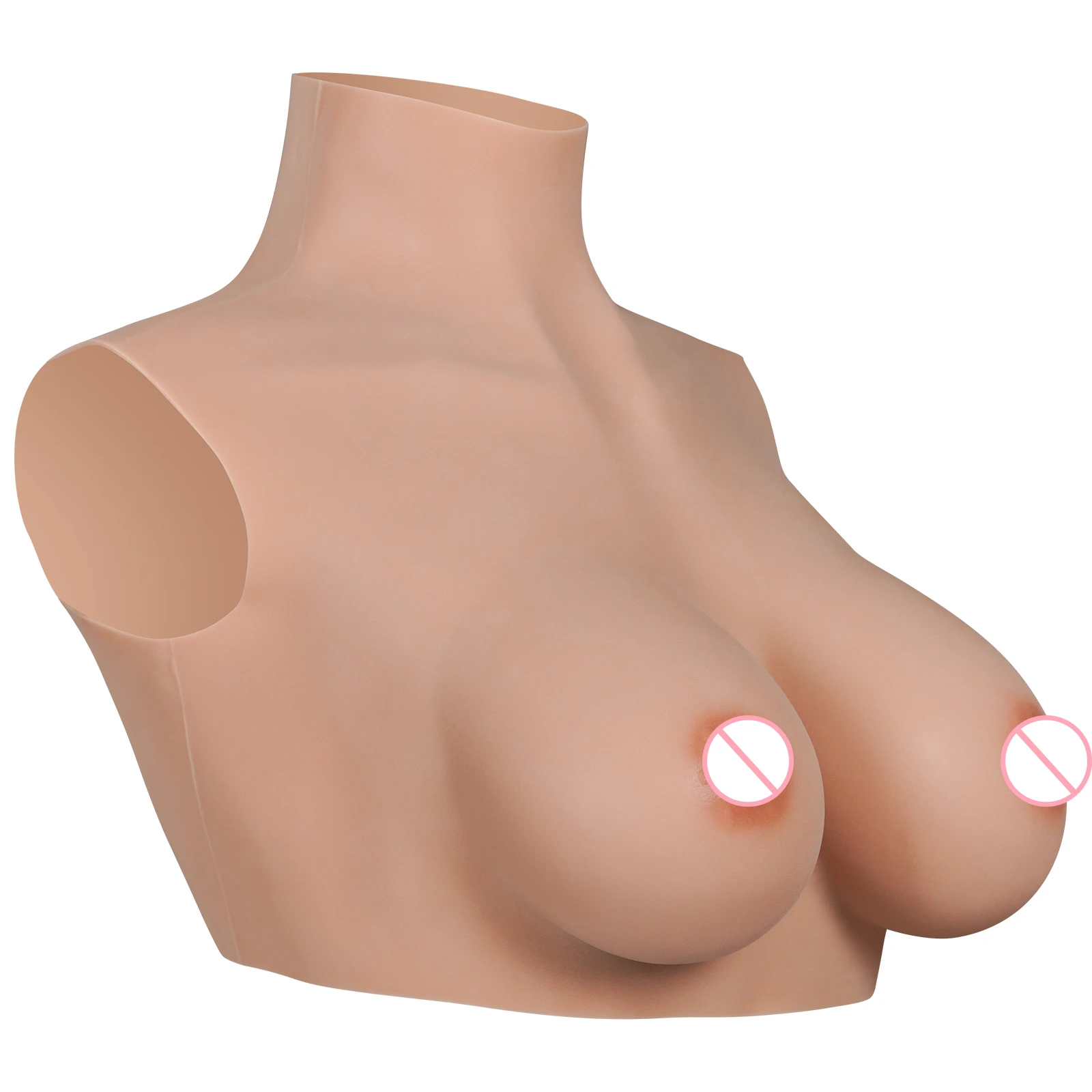 KOOMIHO 2TH GEN Fake Silicone Breast Forms Half Body Huge Boobs B/C/D/E/G Cup Transgender Drag Queen Shemale Crossdress for Men KOOMIHO 2TH GEN Fake Silicone Breast Forms Half Body Huge Boobs B/C/D/E/G Cup Transgender Drag Queen Shemale Crossdress for Men