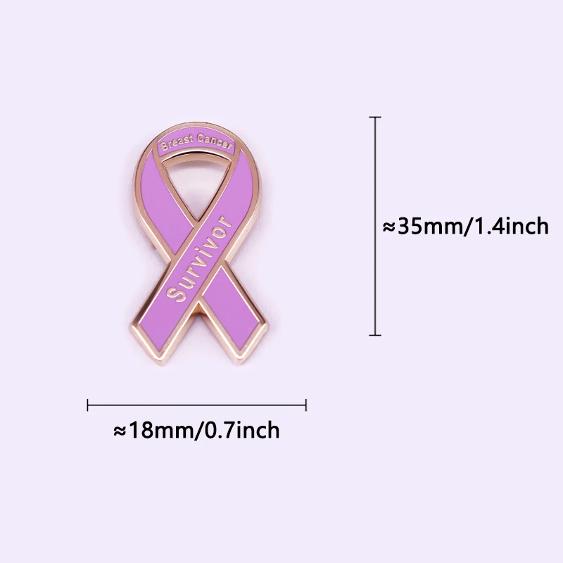 Breast Cancer Survivor Pink Ribbon Enamel Pin Cancer Awareness Brooch Hope Love Faith Fight Breast Cancer Survivor Pink Ribbon Enamel Pin Cancer Awareness Brooch Hope Love Faith Fight